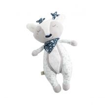 Doudou Daim En Velours Gris - Sauthon
