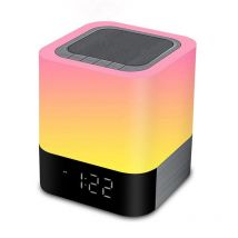 Enceinte Bluetooth Sans Fil Multifonction Avec Réveil Lampe De Chevet Tactile Yonis - Yonis