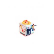 Cube Activites Ferme Sonore - Lilliputiens - Jaune