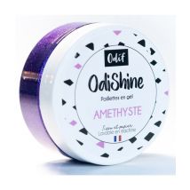 Gel Pailleté Odishine 70 Ml - Embellissez Vos Créations Avec Éclat Et Éco-responsabilité - Odif Amethyste