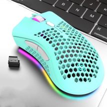 Souris Gaming Sans Fil Rgb Ergonomique 1600 Dpi 7 Boutons Légère Rechargeable Yonis - Yonis