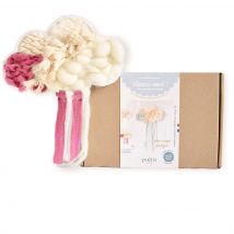 Kit Tissage - Tissez-moi - Mon Nuage Poétique - Rose Framboise - Atelier Poëtis