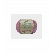 Coton 100 % Bio À Tricoter Fair Cotton - Katia 14 Rose - Katia