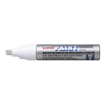 Marqueur Paint Marker Px30 Pointe Biseautée Large 4 - 8,5mm Argent Uni-ball - Uni-Ball