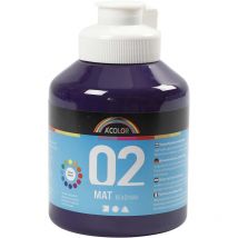 Peinture Acrylique Mate A-color - 500 Ml - Violet - CC Hobby