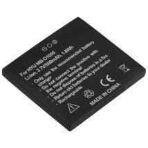 Avizar Batterie 3.7v Li-ion Pour Téléphone Compatible Hyundai Mb-d1000 500mah Noir