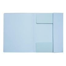 Chemise Imprimée 3 Rabats Forever 280gm2 - Bleu Clair - X 50 - Exacompta