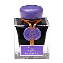 Encre Pour Calligraphie - Violet Impérial - Les Encres 1670 - Herbin - Flacon 50ml - Jacques Herbin