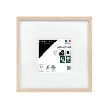 Cadre Photo Wild Brut 30x30 Cm Avec Passe-partout 13x13 Cm - Ceanothe
