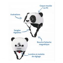 Casque De Protection Panda 3d Pour Vélo Et Trottinette - Taille M - Micro