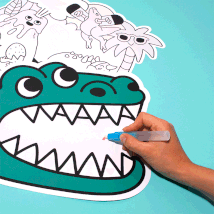 2 Sets De Table Magique - Dinos - Omy