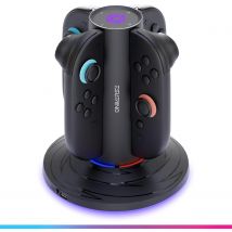 Chargeur Manette Pour Nintendo Switch 2 - Oniverse Quadrant - Station De Charge Rapide 4 Joy-cons, Led
