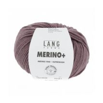 Pelote De Laine À Tricoter Merino + (plus) - Lang Yarns Violet (048) - LangYarns