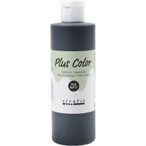 Peinture Acrylique Plus Color - 250 Ml - 54 - Noir - CC Hobby