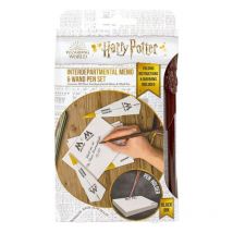 Harry Potter - Bloc-notes Avec Stylo Baguette Magique Hogwarts - Blue Sky Studios