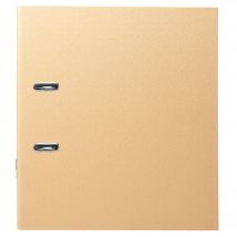 Classeur À Levier Prem'touch Officebyme Dos 80mm - Beige - X 10 - Exacompta