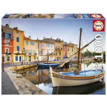 Puzzle 1000 Pcs Port De Martigues Provence - Educa Borras - Rouge
