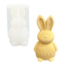 Moule En Silicone 15,2cm X 8,9cm X 7,2cm - Lapin Grand - Jesmonite