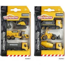 Véhicules De Chantier - 1 Pack De 3 Pièces - Majorette