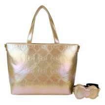 Hello Kitty - Sac Shopping Hello Kitty 50th Anniversary Gold By Loungefly