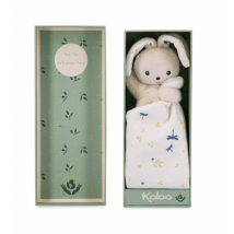 Carre Douceur Doudou Lapin Blanc Delicat - Kaloo