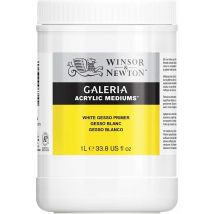Gesso - Blanc - Apprêt - Acrylique, Aquarelle, Huile - Winsor Et Newton - Pot 1l - Winsor & Newton