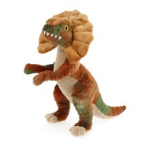 Peluche Keeleco 100% Recyclée - Dinosaure Diloplosaure - 26cm - KeelToys