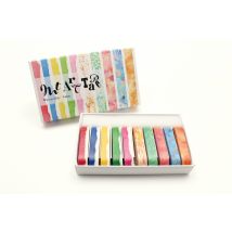Coffret Art Tape 10 Masking Tape 9mm Effet Aquarelle - 7 M X 9mm - MT Masking Tape