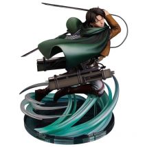 L'Attaque Des Titans - Statuette 1/6 Humanity's Strongest Soldier Levi 23 Cm - Pony Canyon