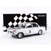 Voiture Miniature De Collection - Minichamps 1/18 - Bmw 1800 Tisa - Spa 1965 - Grey - Minichamps