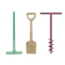 Pelle, Râteau Et Foret À Sable - Dantoy