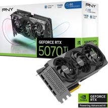 Carte Graphique - Geforce Rtx Rtx 5070ti - 16gb - Std Oc - Pny
