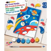 Tableau Peinture Au Numéro Pour Enfant Mission Galaxie - Oz International