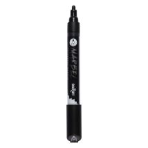 Marqueur - Peinture Acrylique - Noir - Permanent - Pointe Ronde 1mm - Marbel - Darwi