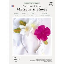 Coffret Diy Papier - Serre-tête Fleurs Exotiques - Infocrea