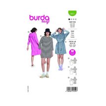 Patron Burda 5851-robe Taille N°fr 36-50