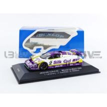 Voiture Miniature De Collection - Ixo 1/43 - Jaguar Xjr 9 Silk Cut - Winner Le Mans 1988 - Violet / Yellow / White - Lm1988