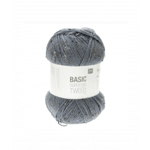 Découvrez La Polyvalence De La Pelote De Laine Basic Super Big Tweed Aran 400gr De Rico Design Bleu (03)