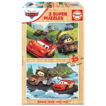 2 X 25 Pieces Puzzle Cars - Educa Borras