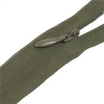 Fermeture Invisible Non Séparable Ajustable - Vert Kaki Foncé - Mediac