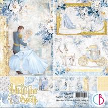 12 Papiers Scrapbooking 20 X 20 Cm Ciao Bella Midnight Spell Scrapbooking