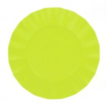 8 Petites Assiettes Compostable Vert Lime - Annikids