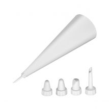 Poche À Douille En Coton Et 4 Douilles En Plastique Fm Professional Pâtisserie