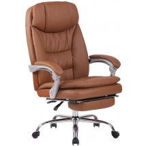 Chaise De Bureau Troy Xl Marron Clair - Ovegna
