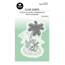 Tampon Transparent Paresseux Sous Les Cocotiers Studio Light - Studio Light