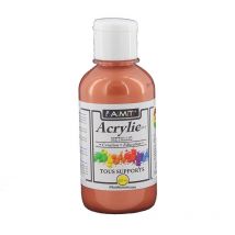 Peinture Acrylique En Bouteille Cuivre Métallisé 200ml - Amt