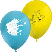 8 Ballons Ariel La Petite Sirène - Annikids
