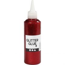 Colle À Paillettes, Rouge, 118 Ml/ 1 Flacon - CC Hobby