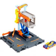 Hot Wheels Coffret Garage De Réparation City Downtown - Mattel