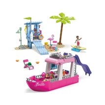 Barbie - Jeu De Construction Mega Bateau De Rêve À Malibu - Mattel